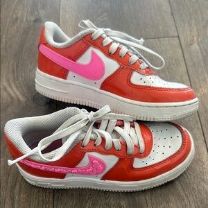 Nike Red and Pink Sneakers Air Force 1